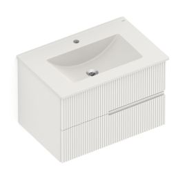 Gabinete 2 Gavetas 700x470 Nu Beige com Lavatório Elite Beige