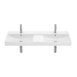 Lavatório suspenso retangular1200x460 Ona Branco