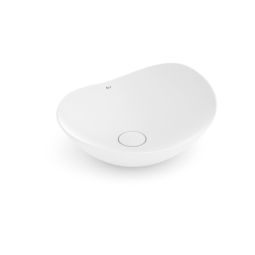 Cuba de apoio oval 470X405 Ohtake Blanco Matte