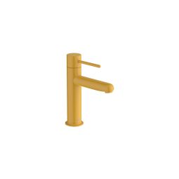 Monocomando para lavatório de mesa bica baixa pin Nu Honey Yellow