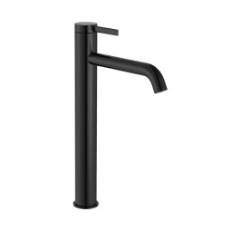 Monocomando para Lavatório de mesa bica alta Ona Titanium Black