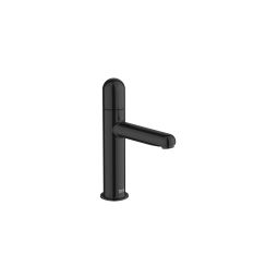 Monocomando para lavatorio de mesa bica baixa dome nu titanium black