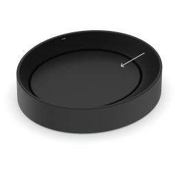 Tampa para válvula de escoamento cuba Design D5 Matte Black