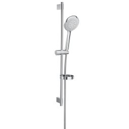 DUCHA MANUAL 130 MM COM 4 FUNÇOES COM BARRA DESLIZANTE SENSUM ROUND (ITENS PARA INSTALAÇÃO:TOMADA D'ÁGUA)