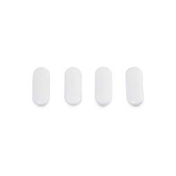 BATEDOR OBLONGO PARA ASSENTO BRANCO (4 PEÇAS)