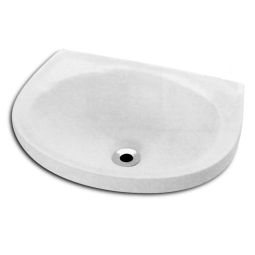 Lavatório Suspenso 470X350mm Furo Apontado Sem Ladrão Guarapari