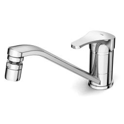 Monocomando para cozinha de mesa bica baixa Ecoline