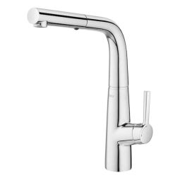 MONOCOMANDO PARA COZINHA DE MESA BICA EXTRAÍVEL 90° COM 2 FUNÇÕES SYRA CROMADO