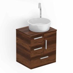 KIT IRAZU GABINETE GAVETA E PORTA 50 COM CUBA CR35