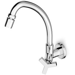 TORNEIRA PARA COZINHA DE PAREDE BICA MÓVEL COM AREJADOR ARTICULADO AVANT