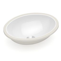 CUBA DE EMBUTIR OVAL 390X300 SEM MESA E SEM LADRÃO ROCA