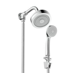 Chuveiro redondo 120mm com sistema autolimpante com desviador Master
