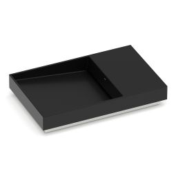 Cuba de Sobrepor 500X380mm Dash Horizon Matte Black Roca