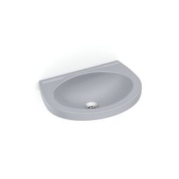Lavatório Suspenso 465X340mm Furo Apontado Sem Ladrão Guarapari