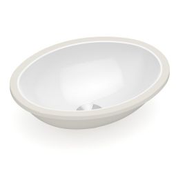CUBA DE EMBUTIR OVAL 390X300 SEM MESA E SEM LADRÃO ROCA