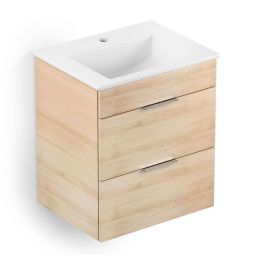 GABINETE INTEGRADO 2 GAVETAS 65X43 CUBE COM LAVATÓRIO