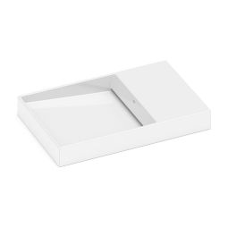 Cuba de Sobrepor 60X38cm Dash Horizon Branco Roca