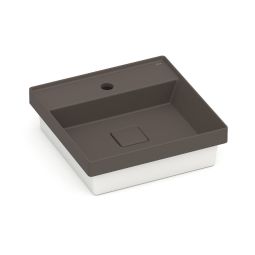 Cuba de sobrepor 400x400mm com mesa Terra T11