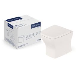 Kit de bacia convencional, assento termofixo com queda amortecida e itens de instalação Shape Portobello