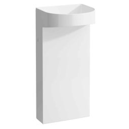 Lavatório com coluna integrada 90x41x38 sem furo e sem ladrão Sonar