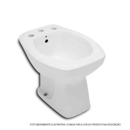 Bidê com 3 furos para misturador com ladrão Thema