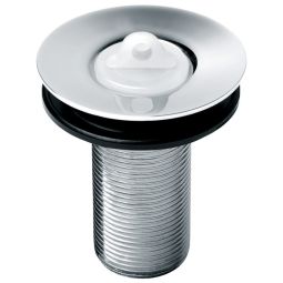 Válvula de escoamento sem ladrão para lavatório 7/8'' com tampa plástica Roca | Incepa