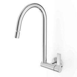 Torneira para Cozinha de Parede com Bica Móvel e Arejador Articulado Lix