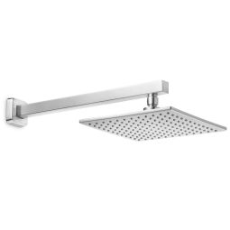 Chuveiro quadrado com braço de parede 220mm Elite