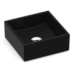 Cuba de apoio 350x350 sem mesa Square S1 Portobello matte black