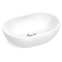 Cuba de apoio 450x295 sem mesa oval branco