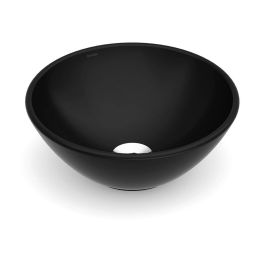Cuba de apoio 350 diâmetro sem mesa Round matte black