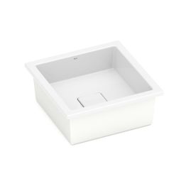 Cuba sobrepor e embutir 330x330 sem mesa Terra T13 Branco