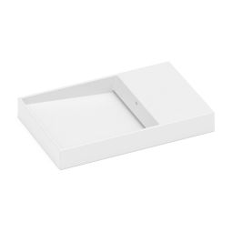 Cuba de Sobrepor 60X38cm Dash Horizon Blanco Mate Roca